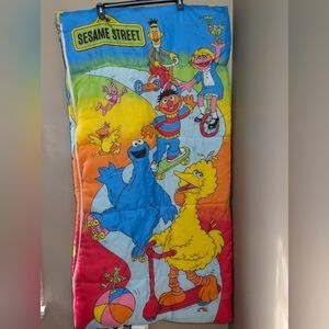 Sesame Street Ero 80s Vintage Sleeping Bag, Size:30x57